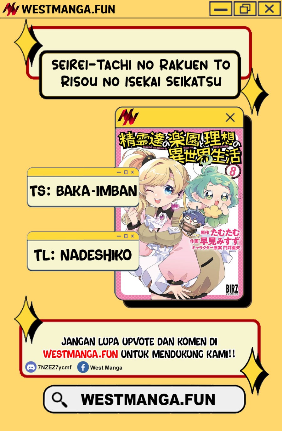 Seirei-tachi no Rakuen to Risou no Isekai Seikatsu Chapter 68 Gambar 4