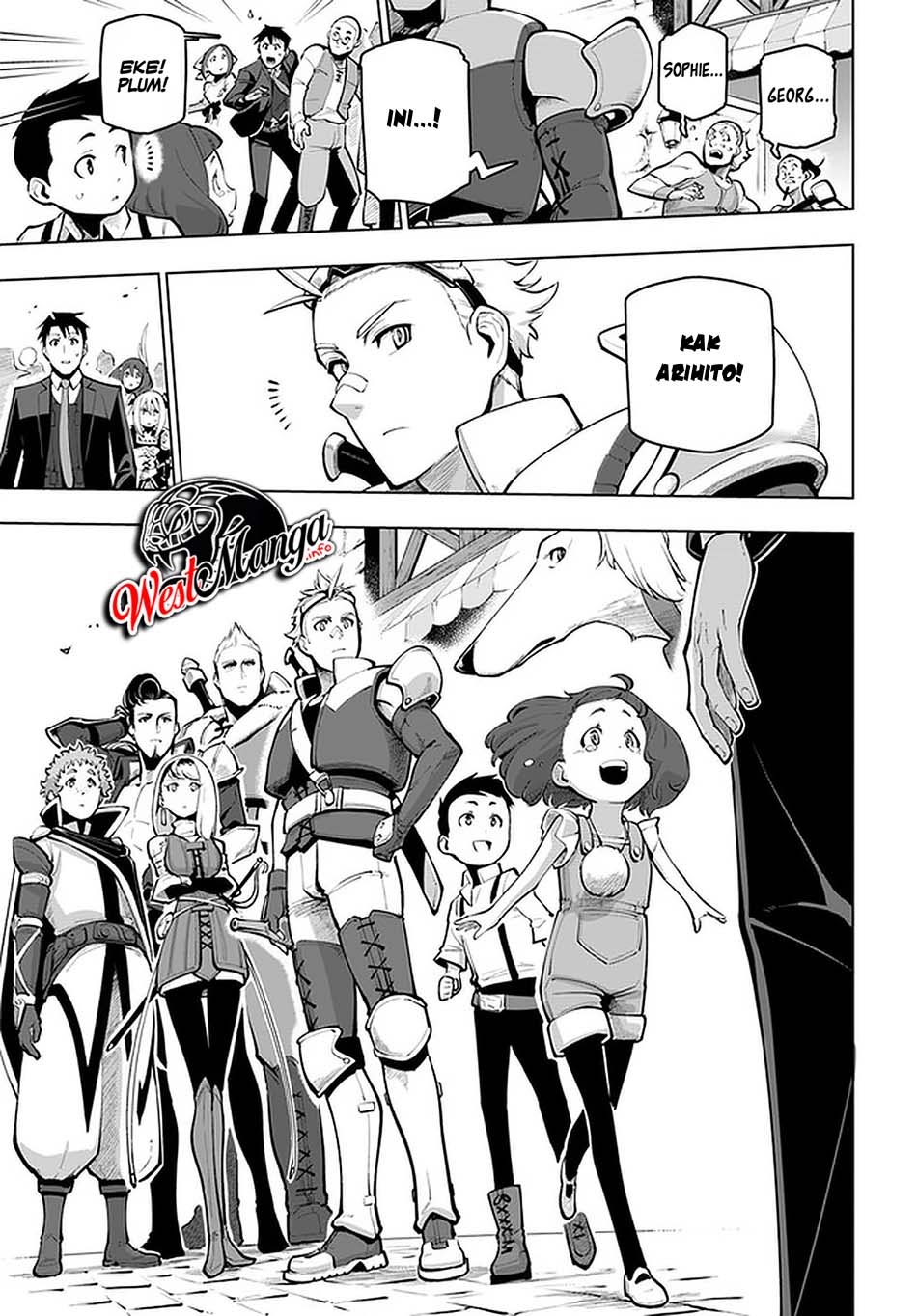 Sekai Saikyou no Kouei: Meikyuukoku no Shinjin Tansakusha Chapter 17 Gambar 38