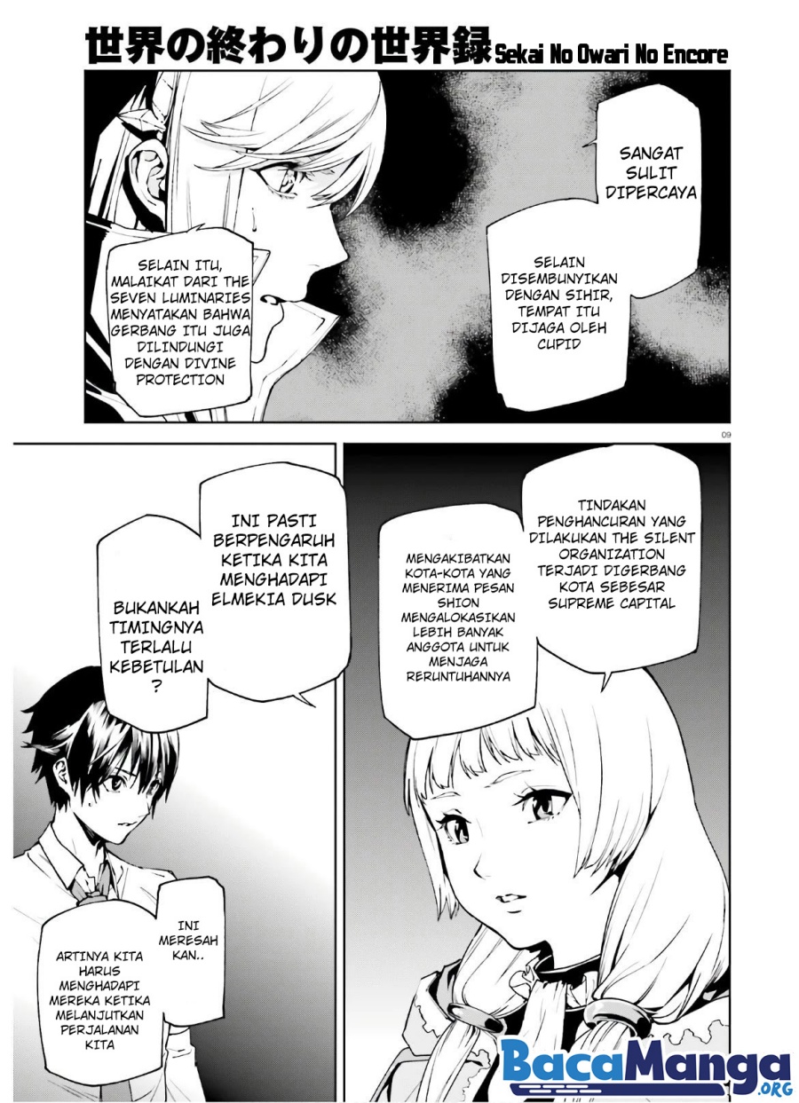 Sekai no Owari no Sekairoku Chapter 43 Gambar 10