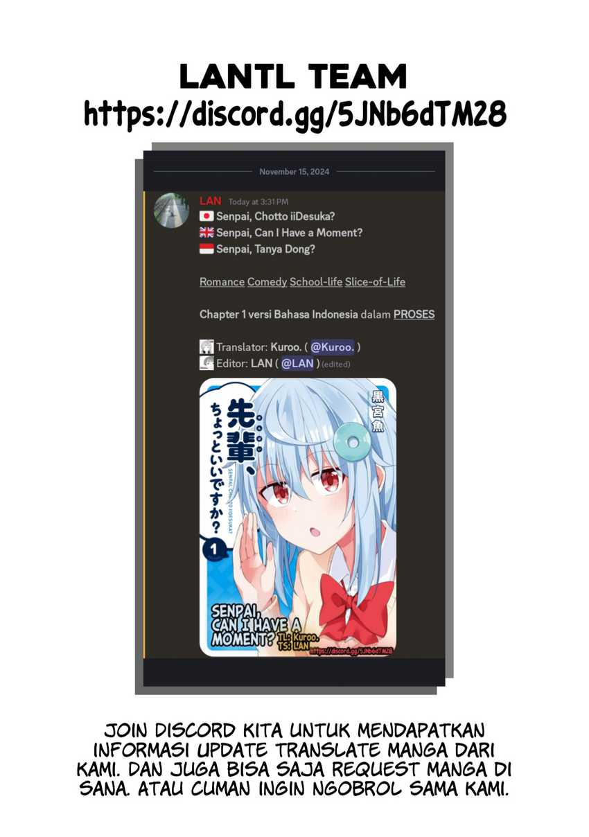 Senpai, Chotto ii Desu ka? Chapter 02 Gambar 27