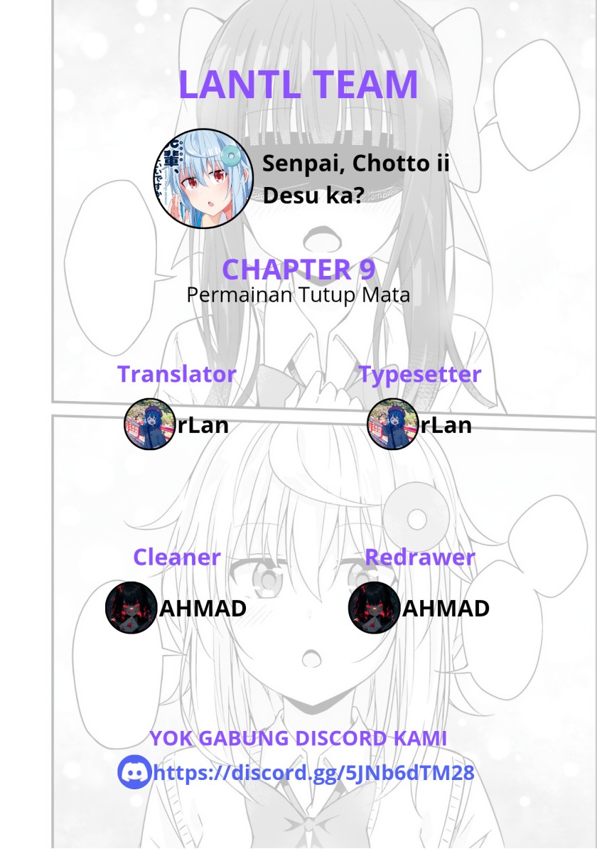 Senpai, Chotto ii Desu ka? Chapter 09 Gambar 1