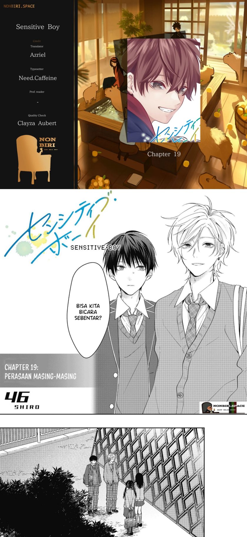 Sensitive Boy Chapter 19 Gambar 1