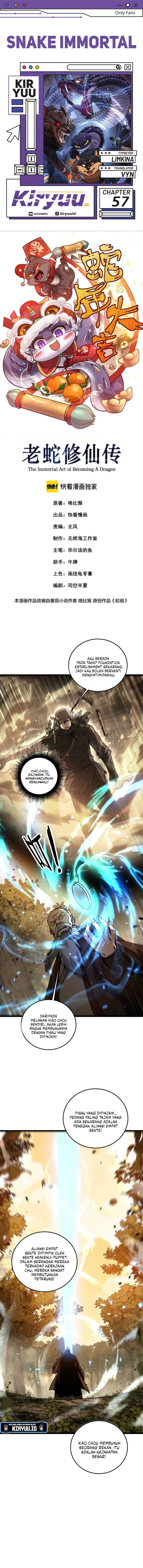 Serpent Ancestor (Snake Immortal: The Tale of a Snake’s Cultivation to Immortality) Chapter 57 Gambar 1