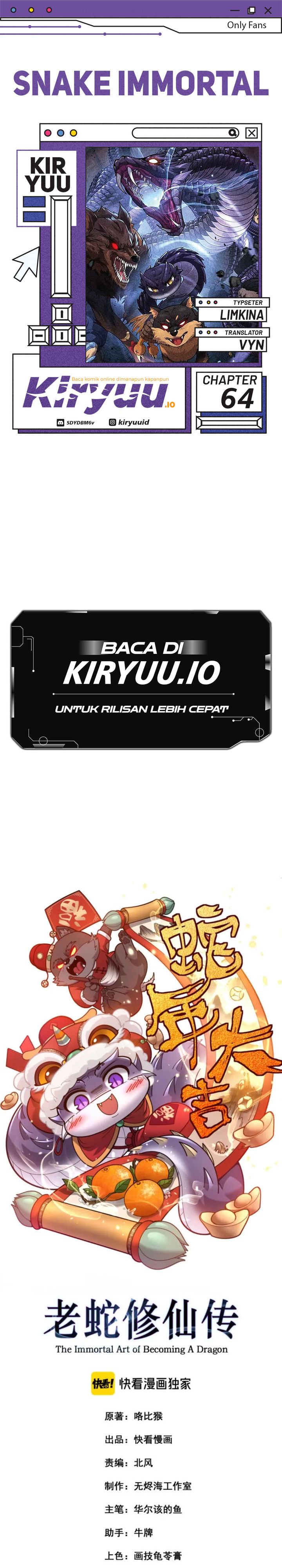 Serpent Ancestor (Snake Immortal: The Tale of a Snake’s Cultivation to Immortality) Chapter 64 Gambar 1