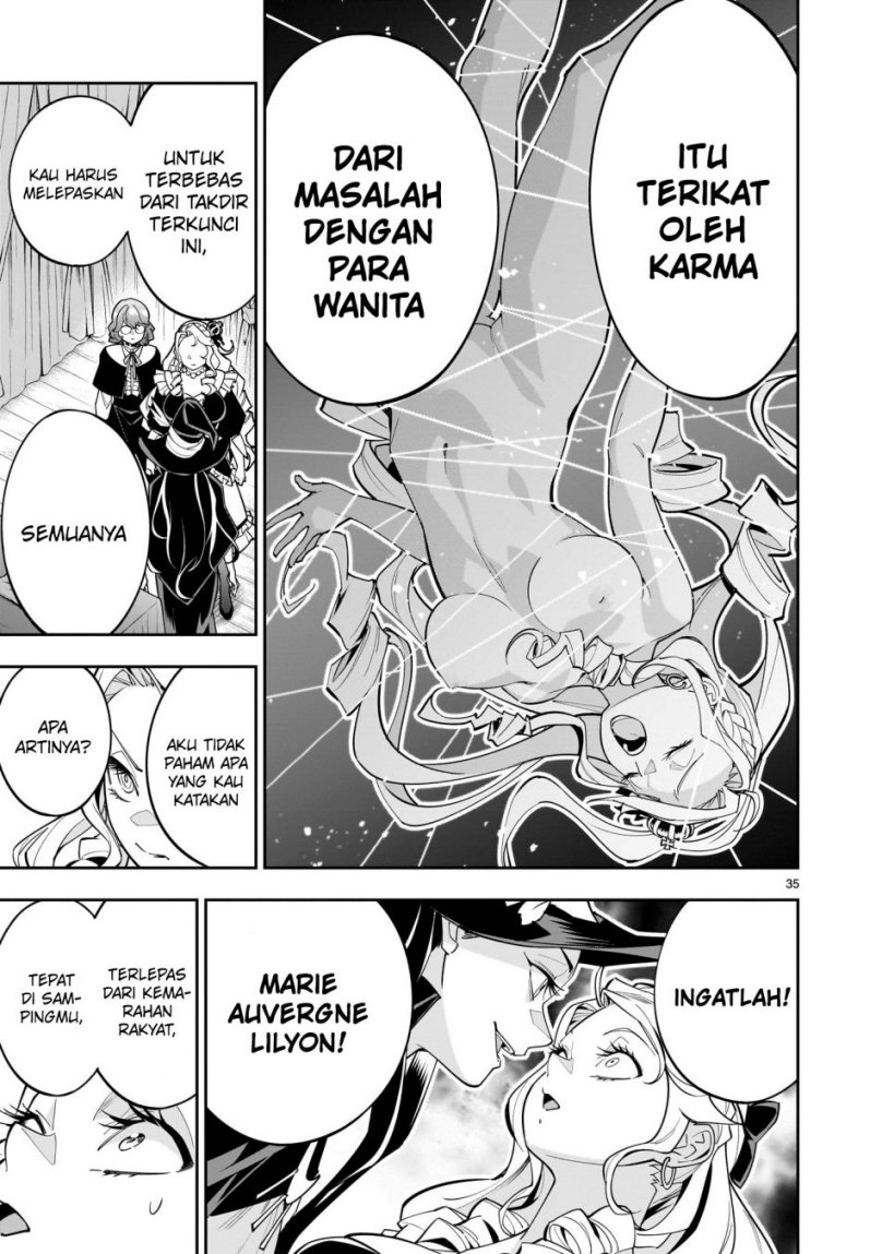 Shi ni Modori Oujo wa Ikinobiru Tameni Yuri Harem wo Tsukuru Koto ni Shita Chapter 01 Gambar 35