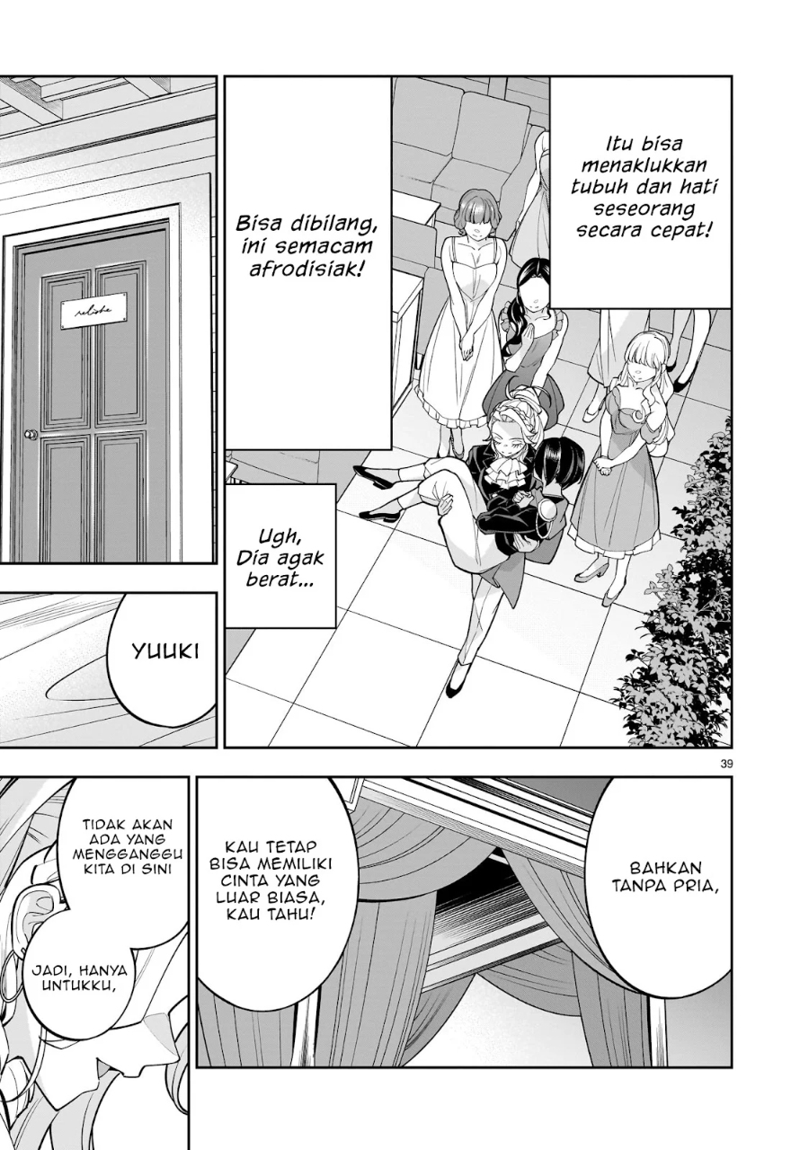 Shi ni Modori Oujo wa Ikinobiru Tameni Yuri Harem wo Tsukuru Koto ni Shita Chapter 04 Gambar 39