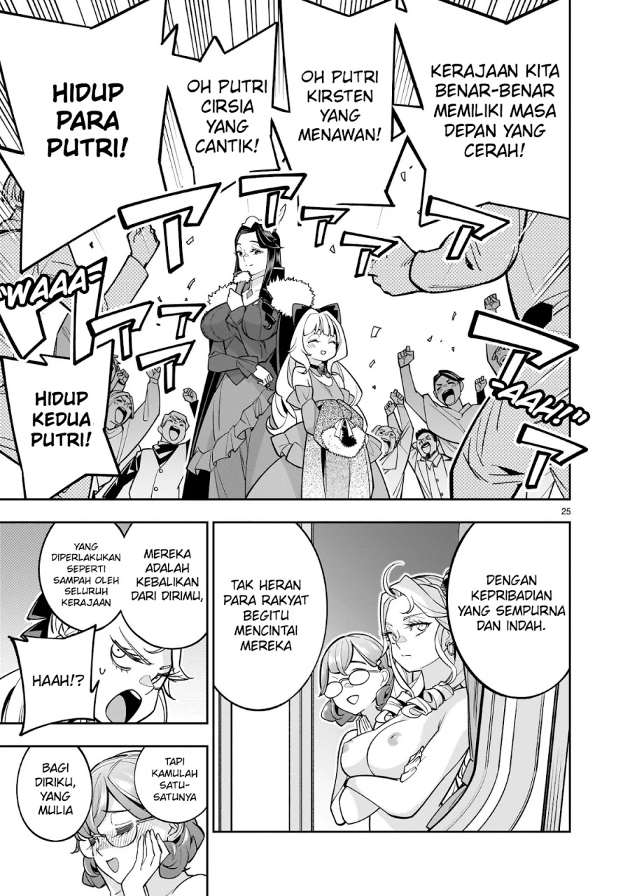Shi ni Modori Oujo wa Ikinobiru Tameni Yuri Harem wo Tsukuru Koto ni Shita Chapter 05 Gambar 25