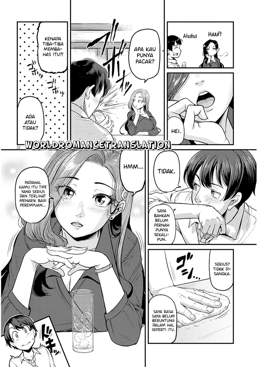 Shigoto Kaeri, Dokushin no Bijin Doushi ni Tanomarete Chapter 01.2 Gambar 4