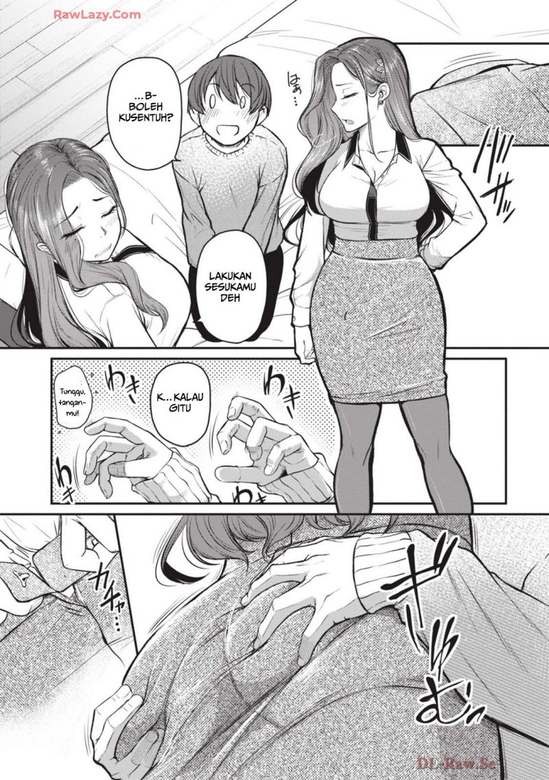 Shigoto Kaeri, Dokushin no Bijin Doushi ni Tanomarete Chapter 09 Gambar 3