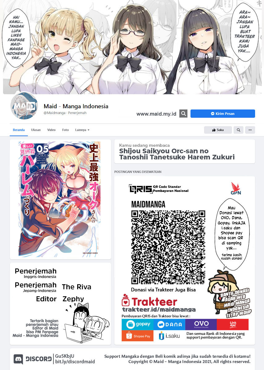 Shijou Saikyou Orc-san no Tanoshii Tanetsuke Harem Zukuri Chapter 59 Gambar 2