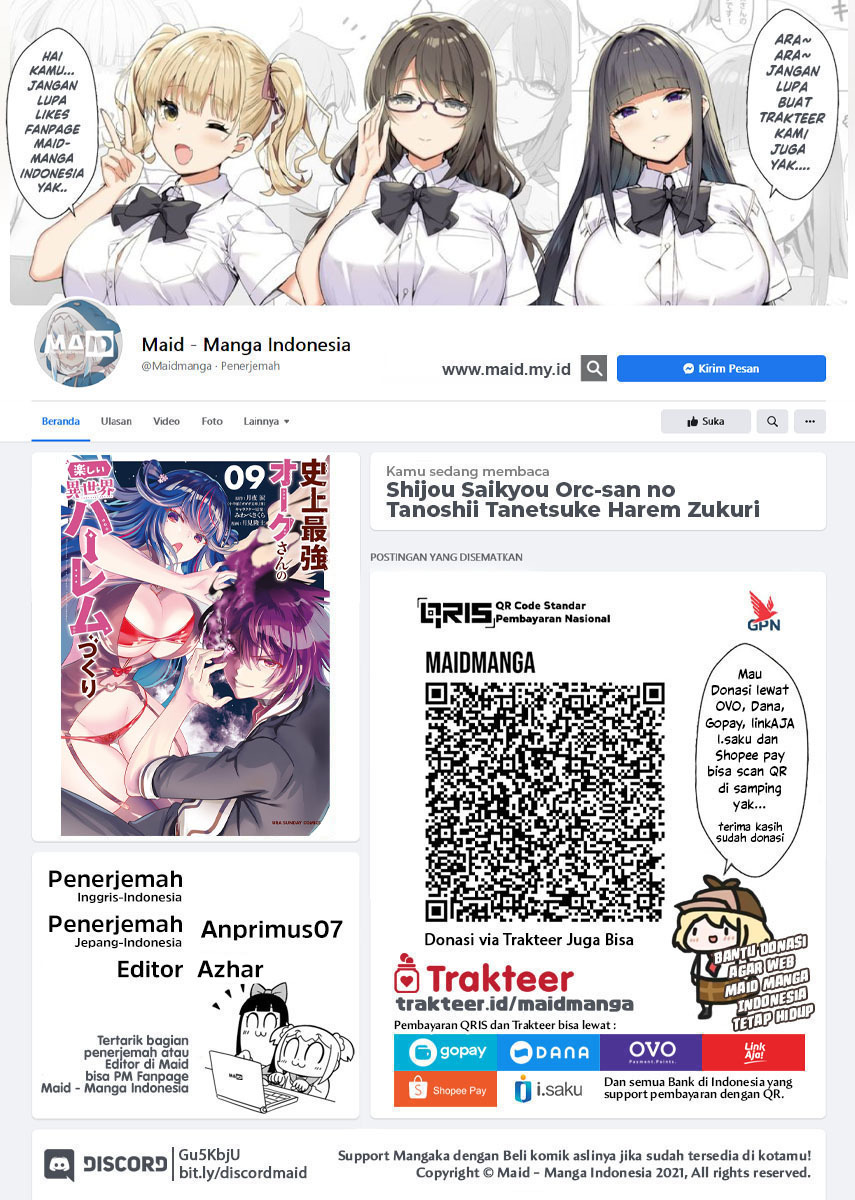 Shijou Saikyou Orc-san no Tanoshii Tanetsuke Harem Zukuri Chapter 92 Gambar 2