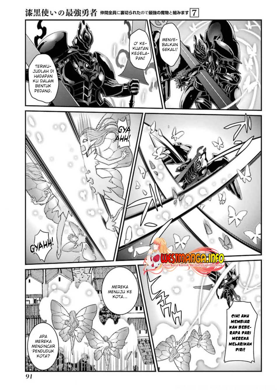 Shikkoku Tsukai no Saikyo Yusha Nakama Zen’in ni Uragira Retanode Saikyo no Mamono Chapter 34 Gambar 29