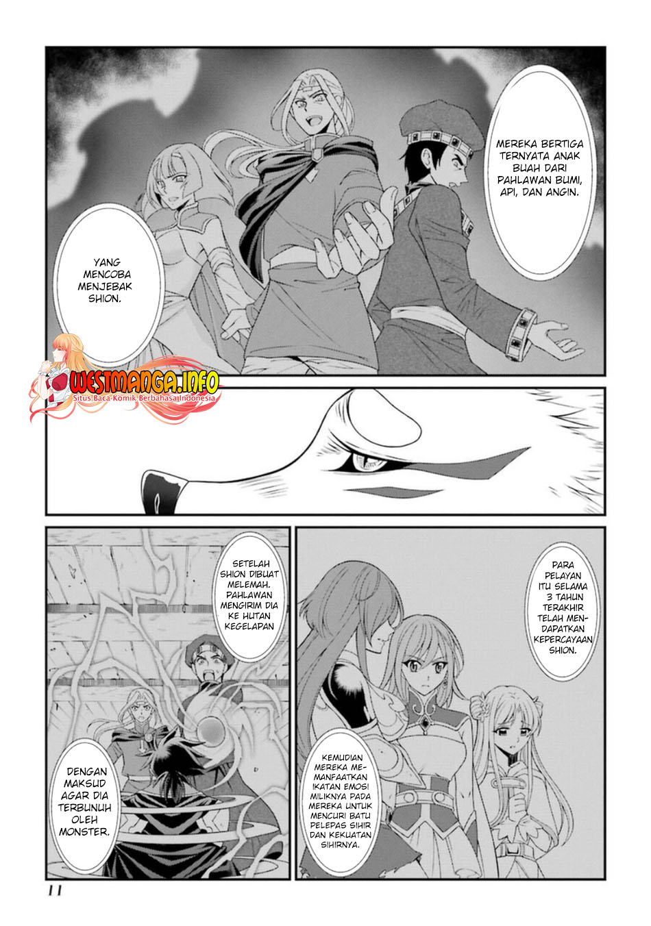 Shikkoku Tsukai no Saikyo Yusha Nakama Zen’in ni Uragira Retanode Saikyo no Mamono Chapter 38 Gambar 12
