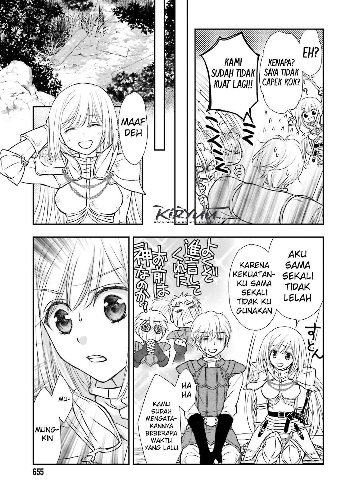 Shinigami ni Sodaterareta Shoujo wa Shikkoku no Tsurugi wo Mune ni Idaku Chapter 04 Gambar 4