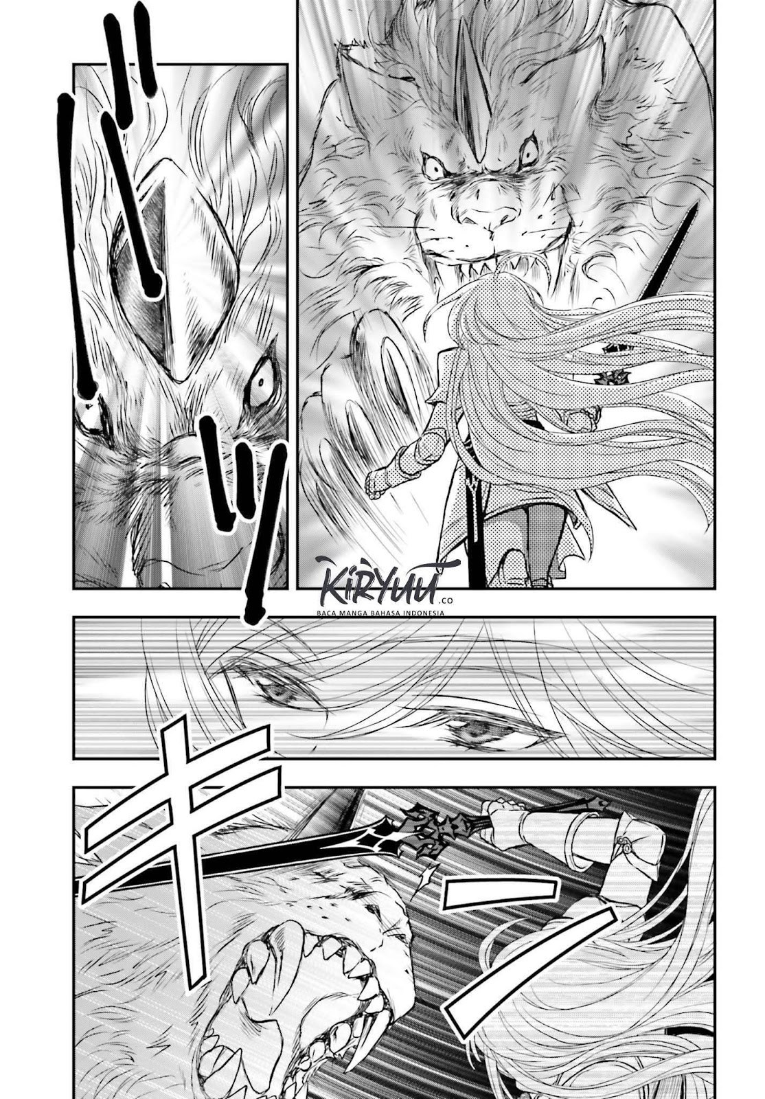 Shinigami ni Sodaterareta Shoujo wa Shikkoku no Tsurugi wo Mune ni Idaku Chapter 04 Gambar 12