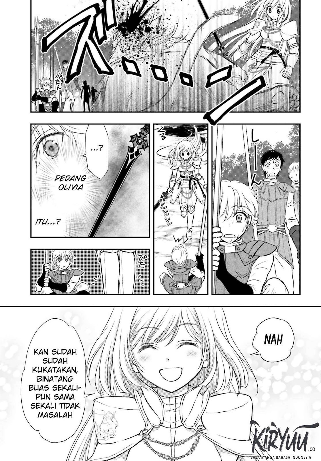 Shinigami ni Sodaterareta Shoujo wa Shikkoku no Tsurugi wo Mune ni Idaku Chapter 04 Gambar 14