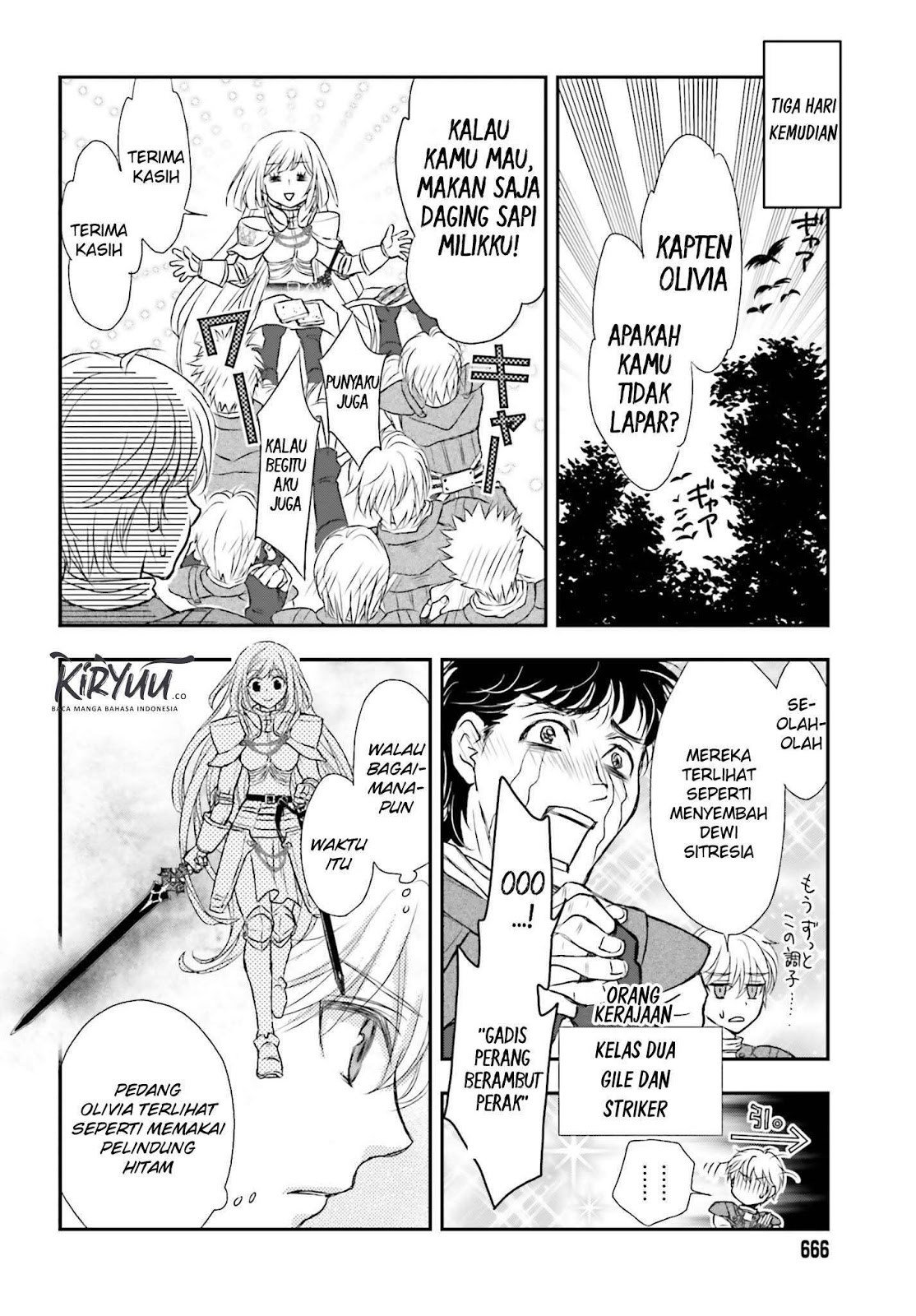 Shinigami ni Sodaterareta Shoujo wa Shikkoku no Tsurugi wo Mune ni Idaku Chapter 04 Gambar 15