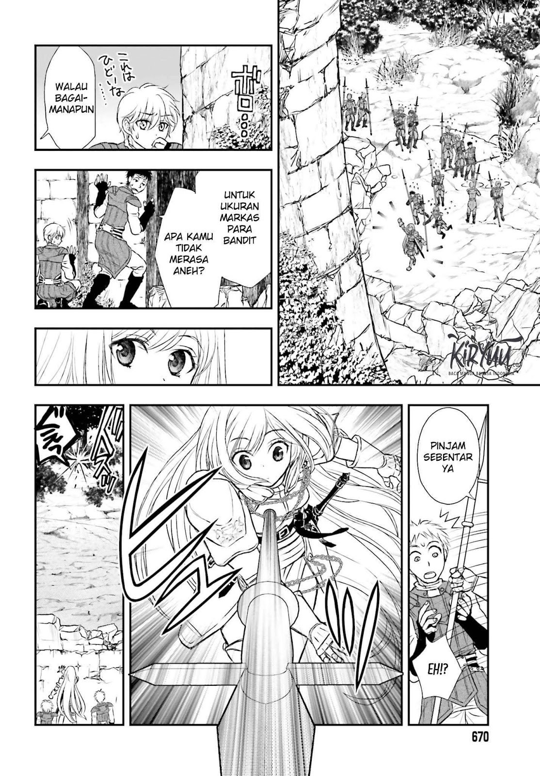Shinigami ni Sodaterareta Shoujo wa Shikkoku no Tsurugi wo Mune ni Idaku Chapter 04 Gambar 19
