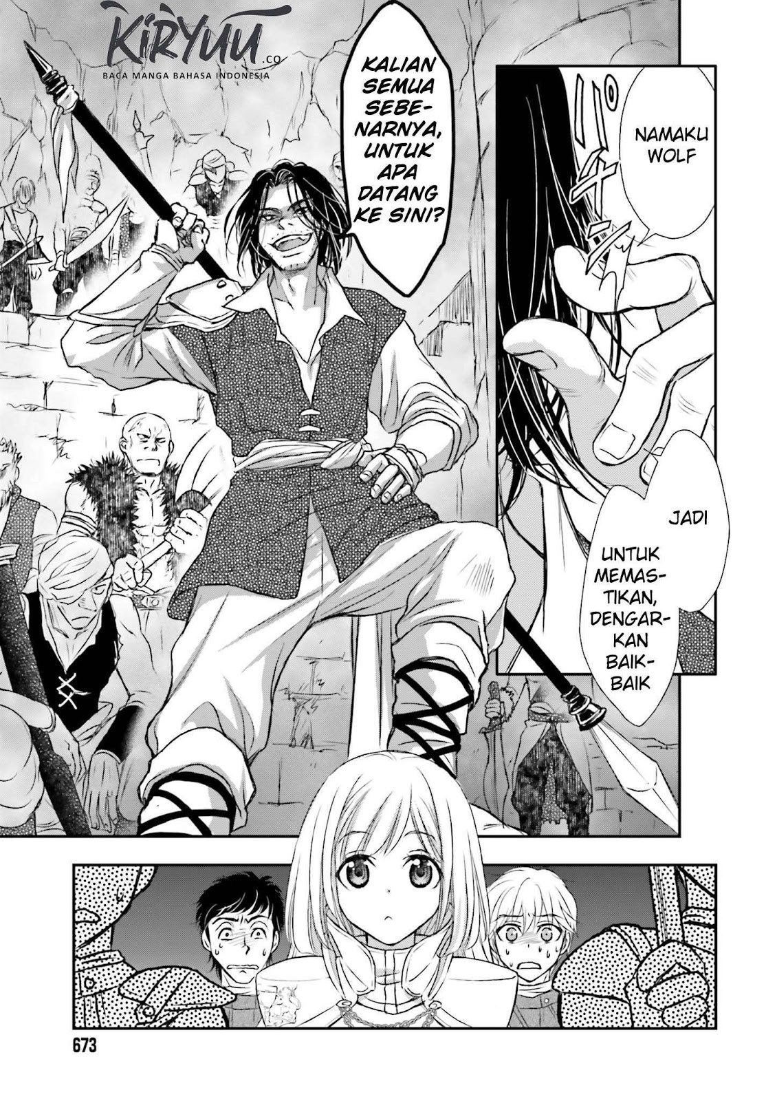 Shinigami ni Sodaterareta Shoujo wa Shikkoku no Tsurugi wo Mune ni Idaku Chapter 04 Gambar 22