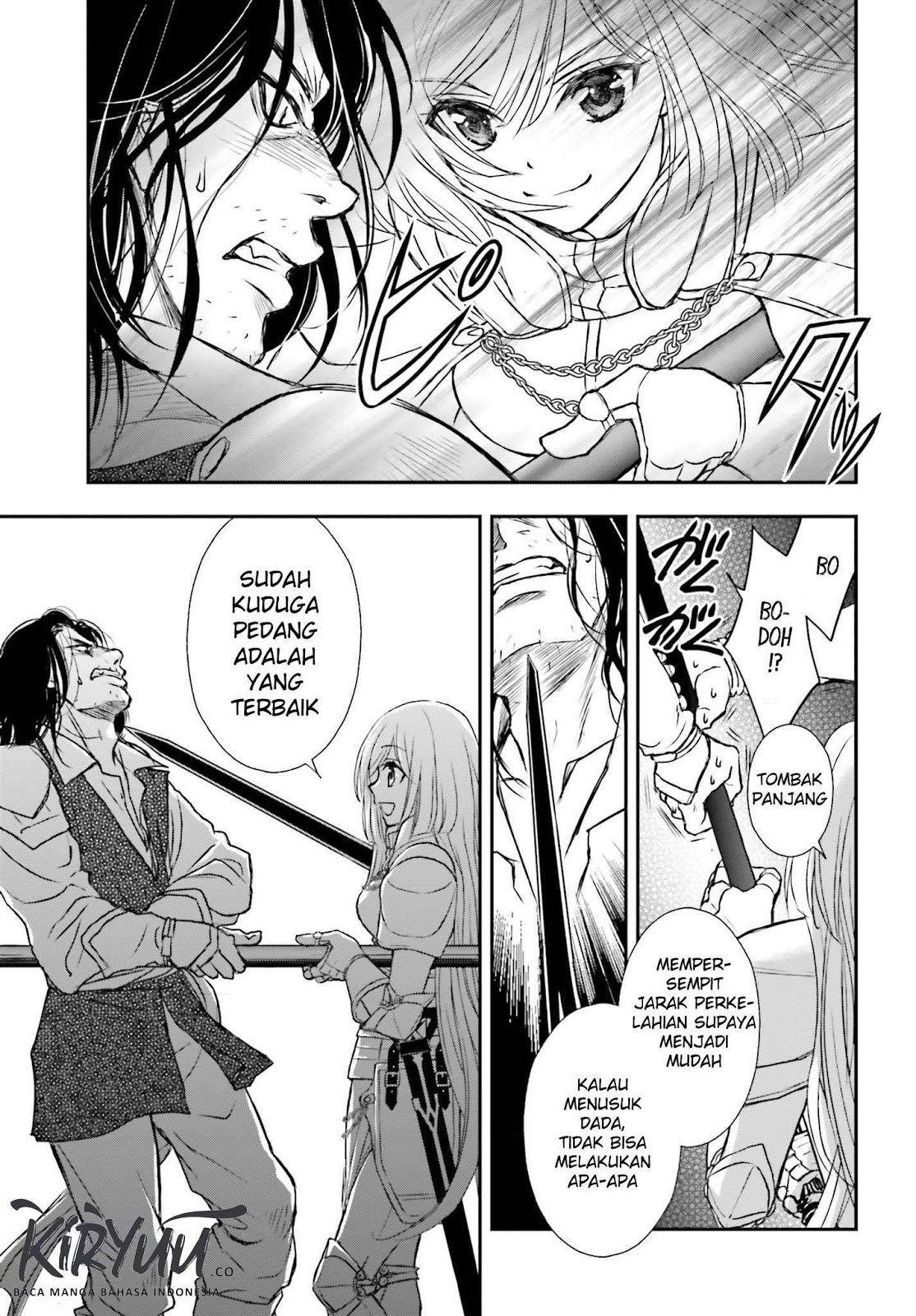 Shinigami ni Sodaterareta Shoujo wa Shikkoku no Tsurugi wo Mune ni Idaku Chapter 04 Gambar 26