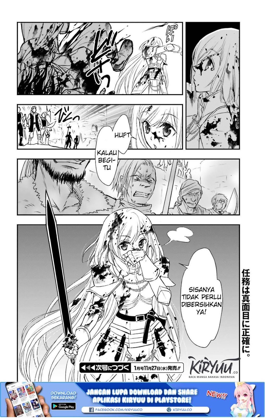 Shinigami ni Sodaterareta Shoujo wa Shikkoku no Tsurugi wo Mune ni Idaku Chapter 04 Gambar 29