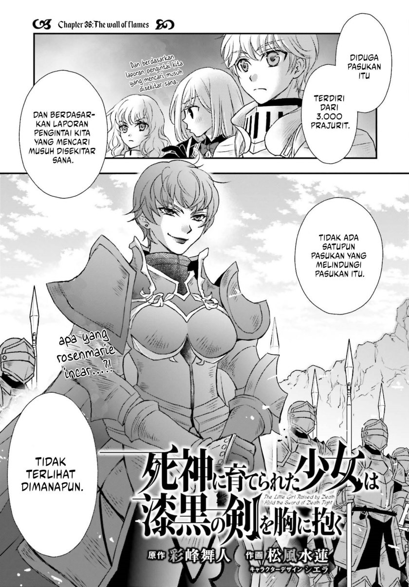 Shinigami ni Sodaterareta Shoujo wa Shikkoku no Tsurugi wo Mune ni Idaku Chapter 36 Gambar 4