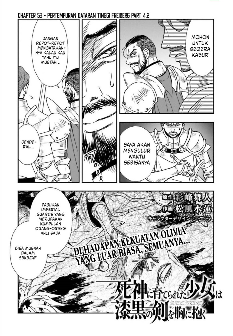 Shinigami ni Sodaterareta Shoujo wa Shikkoku no Tsurugi wo Mune ni Idaku Chapter 53.2 Gambar 2