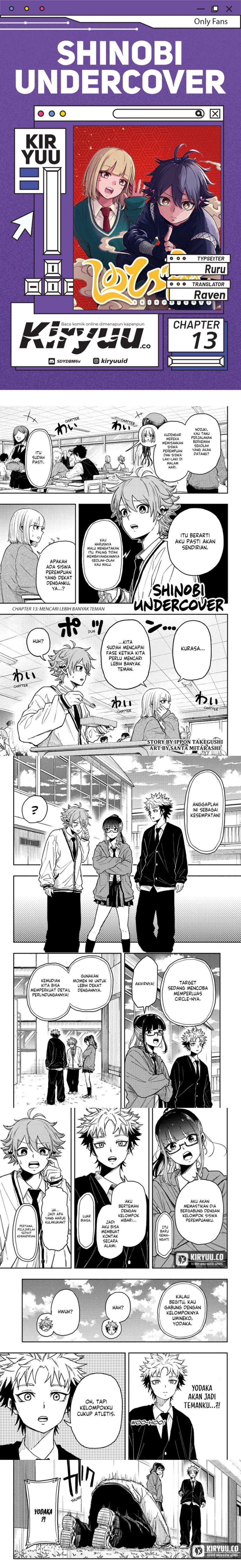 Shinobi Undercover Chapter 13 Gambar 1