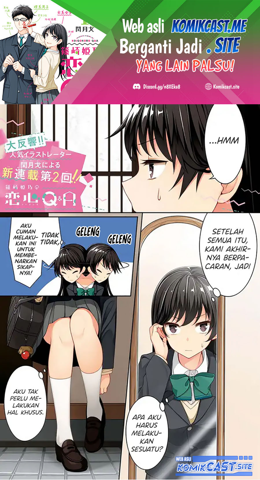 Shinozaki Himeno’s Love Q&A Chapter 03 Gambar 2