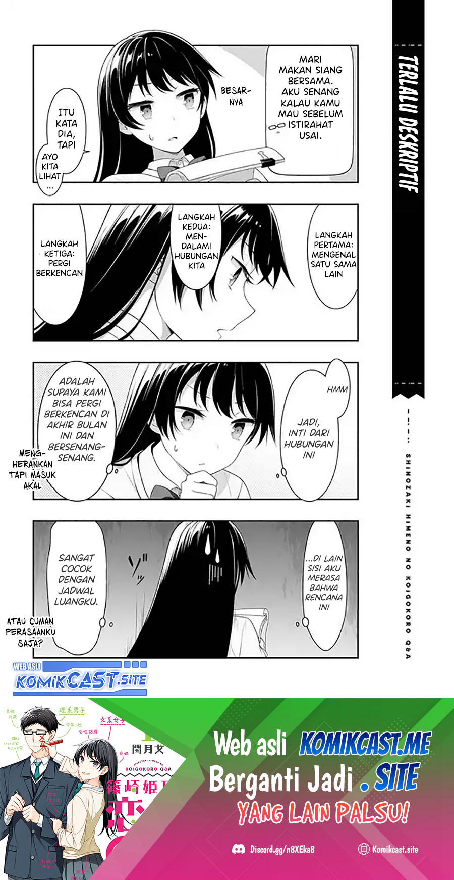 Shinozaki Himeno’s Love Q&A Chapter 03 Gambar 13