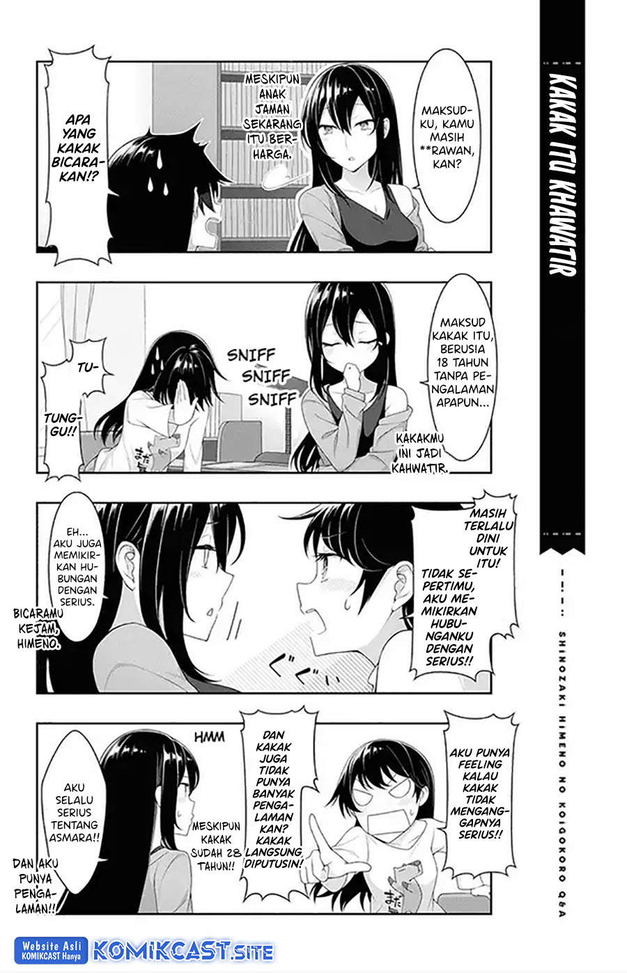 Shinozaki Himeno’s Love Q&A Chapter 05 Gambar 9
