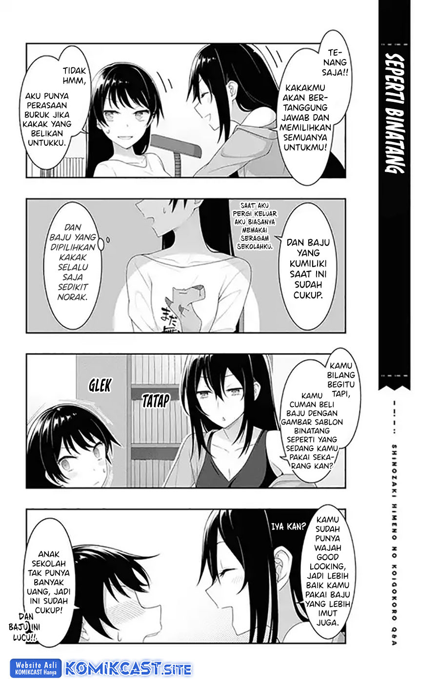 Shinozaki Himeno’s Love Q&A Chapter 05 Gambar 14