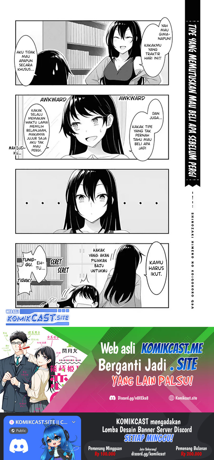 Shinozaki Himeno’s Love Q&A Chapter 05 Gambar 15
