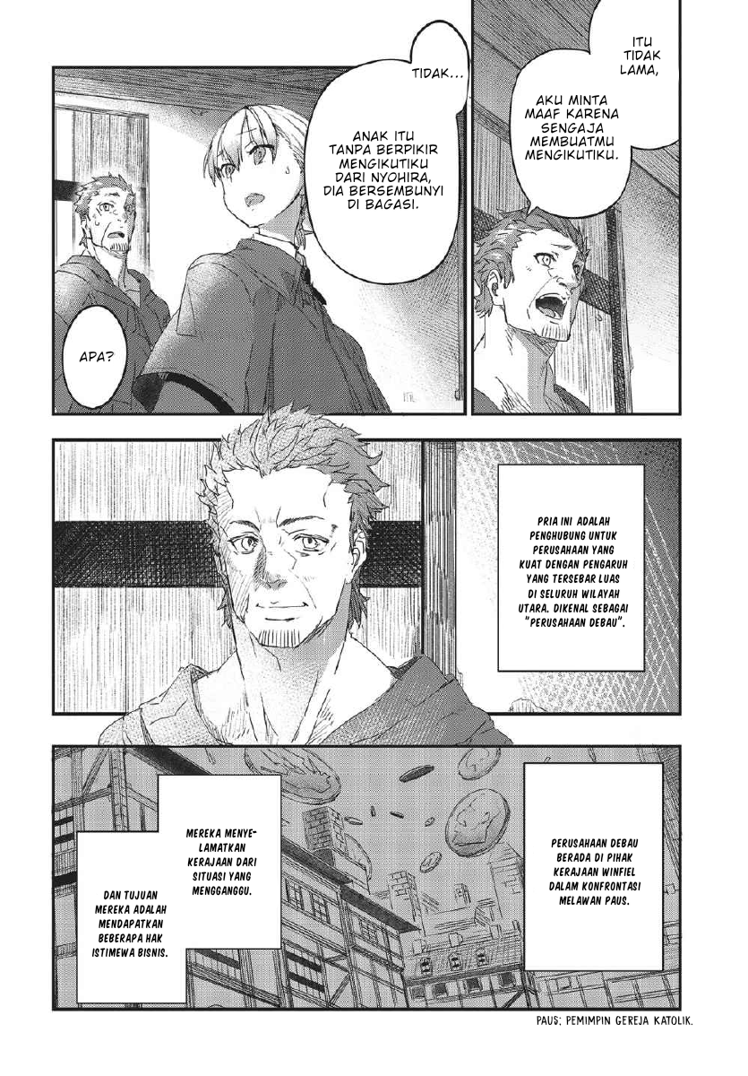 Shinsetsu Ookami to Koushinryou: Ookami to Youhishi Chapter 02.1 Gambar 15