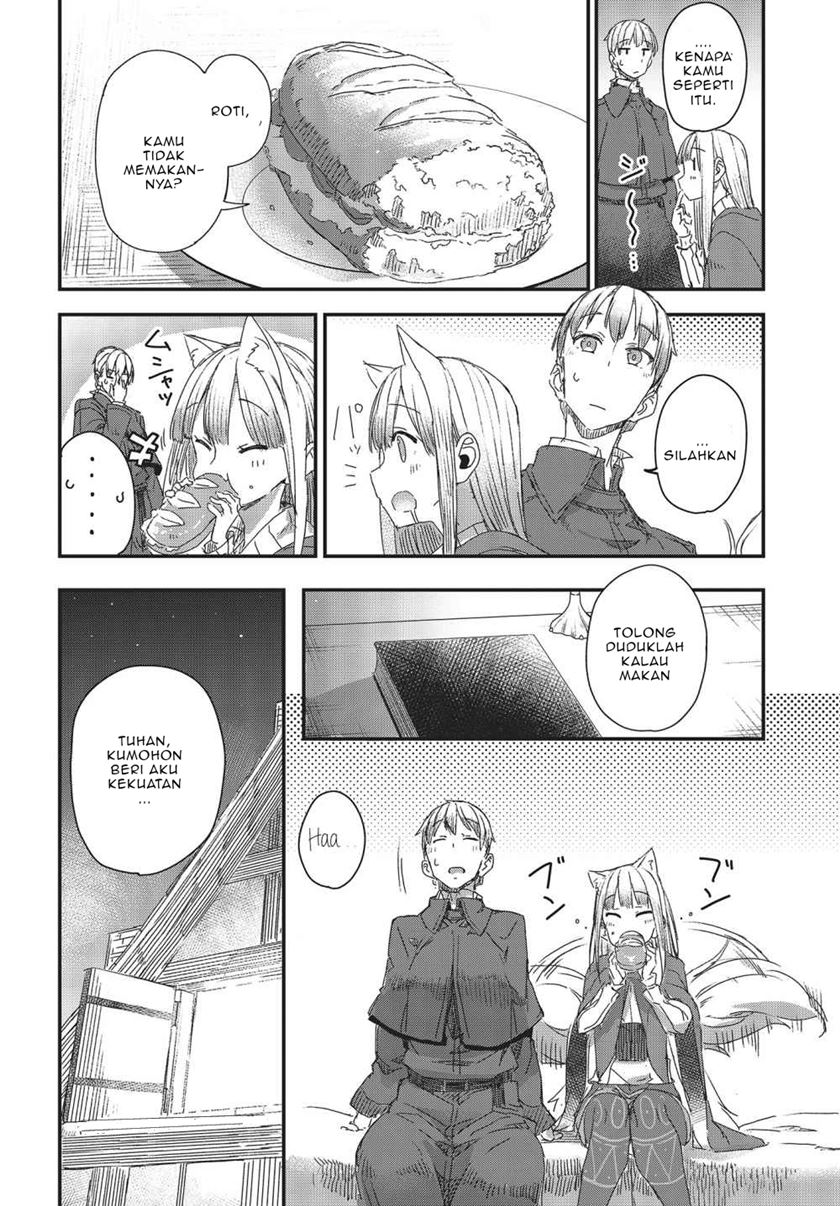 Shinsetsu Ookami to Koushinryou: Ookami to Youhishi Chapter 02.2 Gambar 17