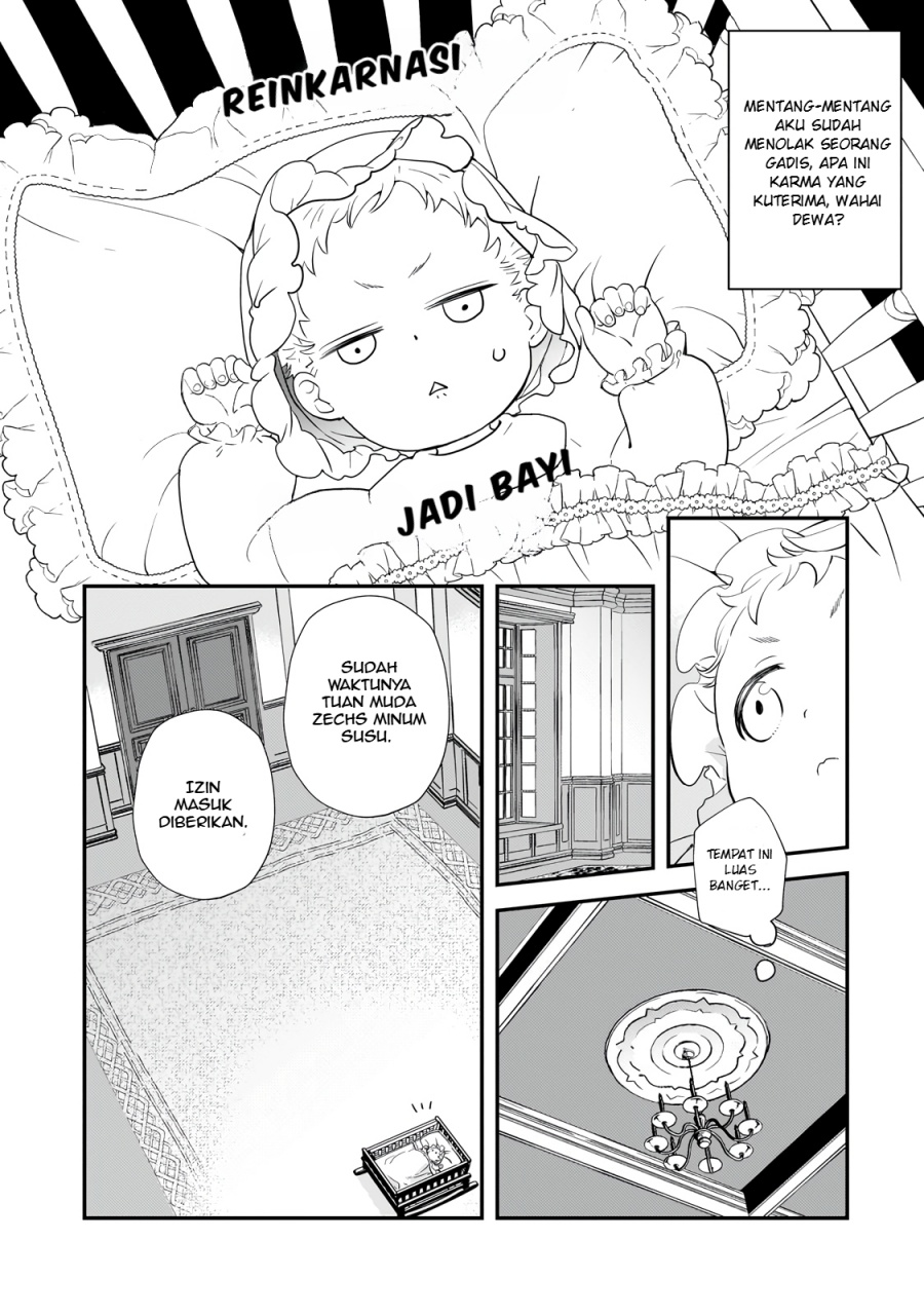 Shinu Unmei ni Aru Akuyaku Reijou no Ani ni Tensei shitanode, Imouto wo Sodatete Mirai wo Kaetai to Omoimasu ~Sekai Saikyou wa Ore dakedo, Sekai Saikawa wa Imouto ni Chigainai~ Chapter 01 Gambar 18