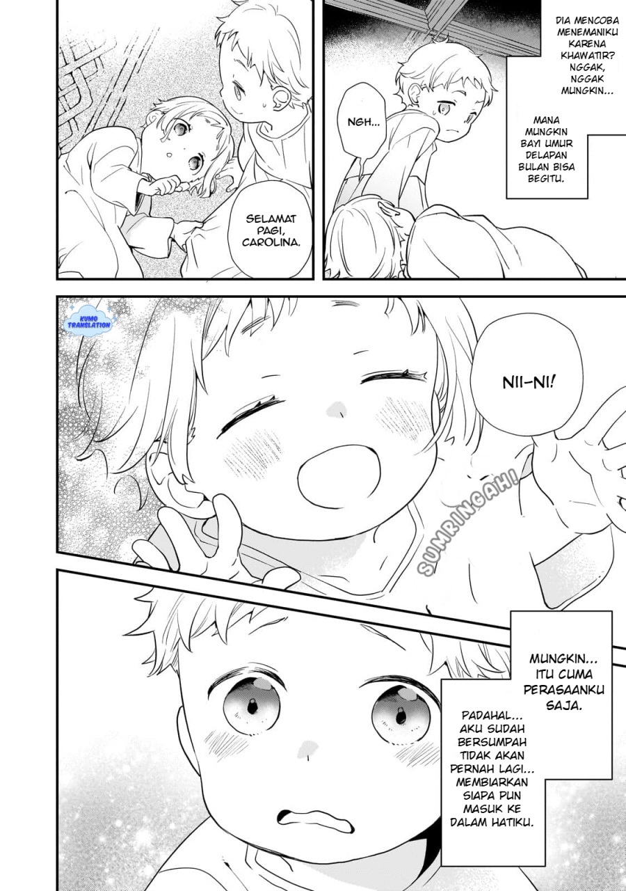 Shinu Unmei ni Aru Akuyaku Reijou no Ani ni Tensei shitanode, Imouto wo Sodatete Mirai wo Kaetai to Omoimasu ~Sekai Saikyou wa Ore dakedo, Sekai Saikawa wa Imouto ni Chigainai~ Chapter 01 Gambar 44