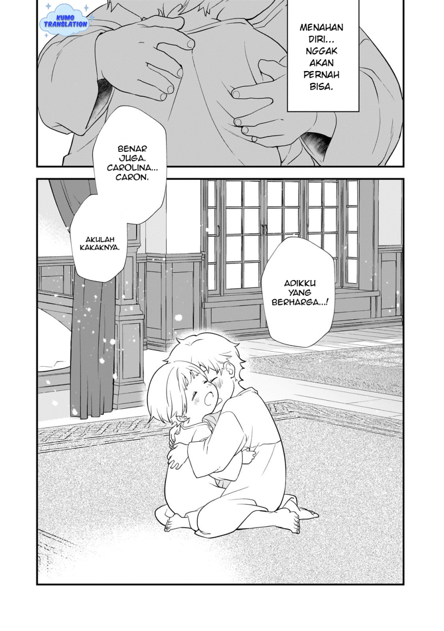 Shinu Unmei ni Aru Akuyaku Reijou no Ani ni Tensei shitanode, Imouto wo Sodatete Mirai wo Kaetai to Omoimasu ~Sekai Saikyou wa Ore dakedo, Sekai Saikawa wa Imouto ni Chigainai~ Chapter 01 Gambar 45
