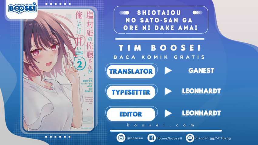 Shiotaiou no Sato-san ga Ore ni dake Amai Chapter 10 Gambar 1