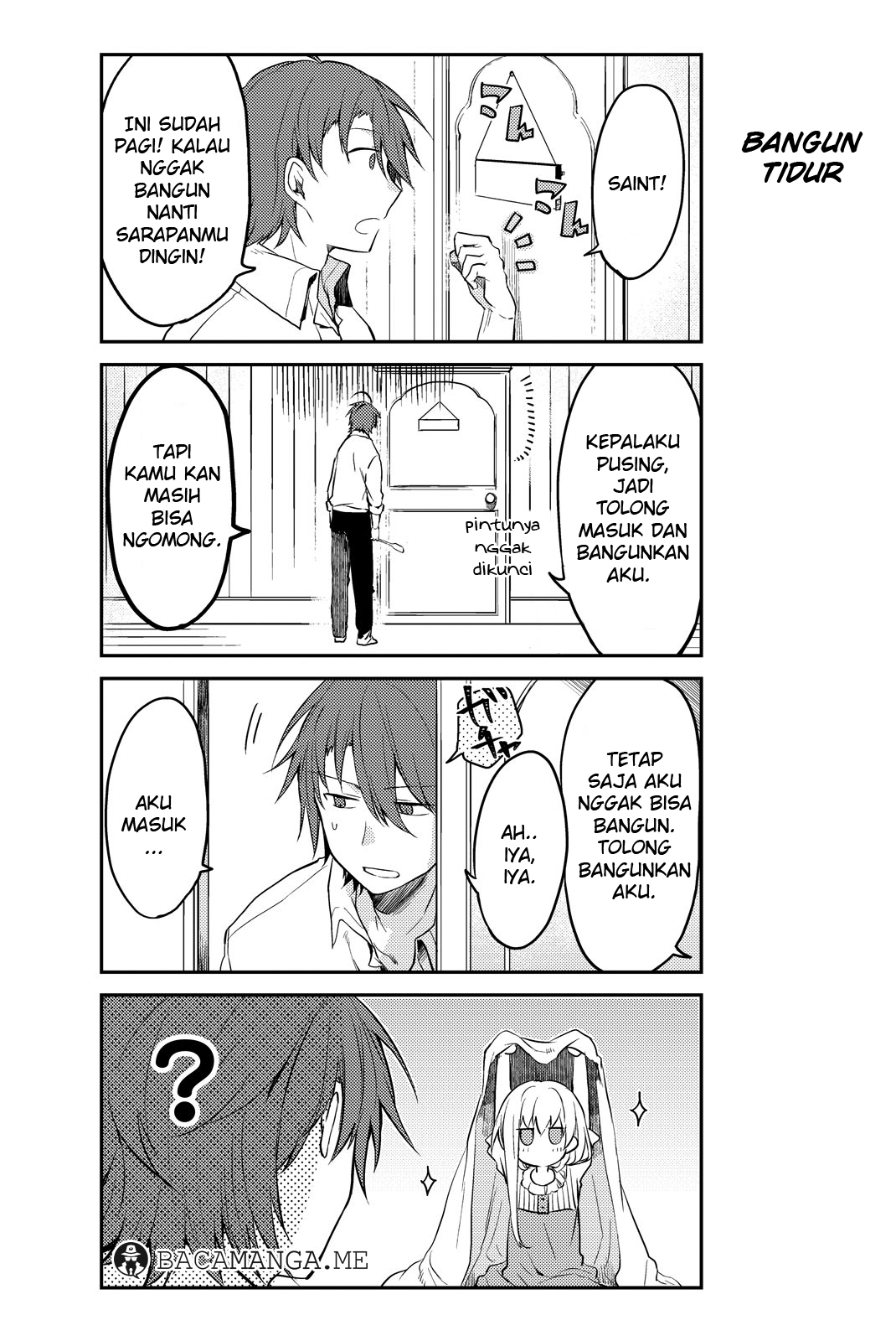Shiro Seijo to Kuro Bokushi (Saint Cecilia & Pastor Lawrence) Chapter 02 Gambar 1