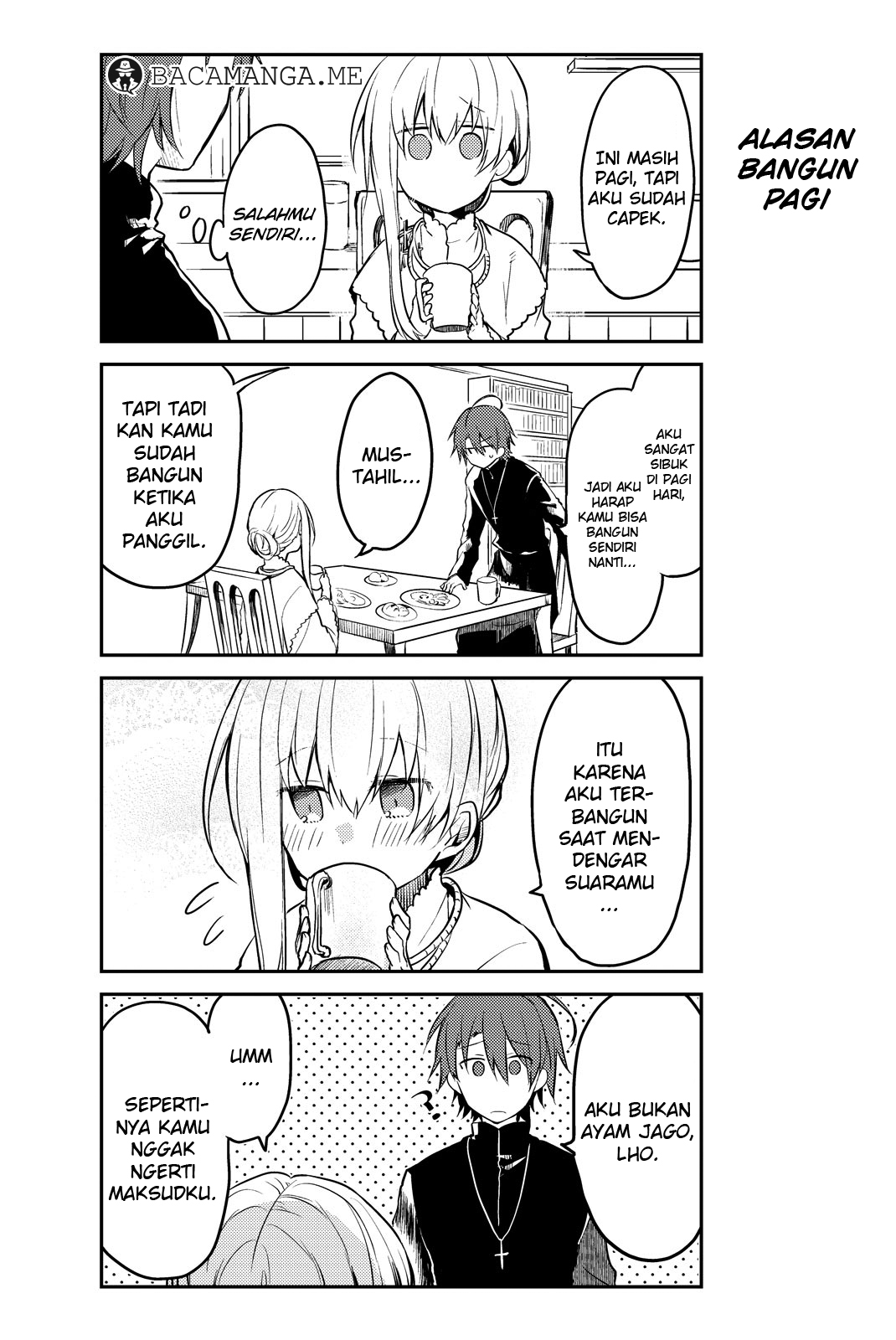 Shiro Seijo to Kuro Bokushi (Saint Cecilia & Pastor Lawrence) Chapter 02 Gambar 5