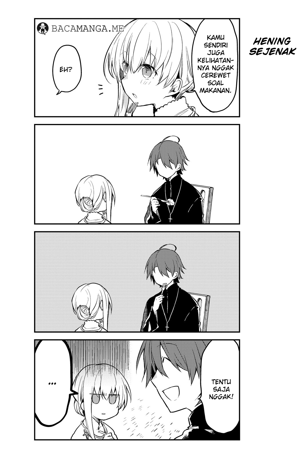 Shiro Seijo to Kuro Bokushi (Saint Cecilia & Pastor Lawrence) Chapter 02 Gambar 7
