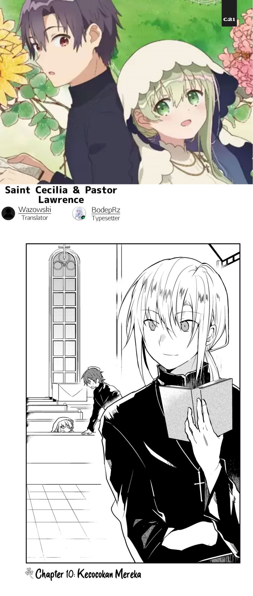 Shiro Seijo to Kuro Bokushi (Saint Cecilia & Pastor Lawrence) Chapter 10 Gambar 1