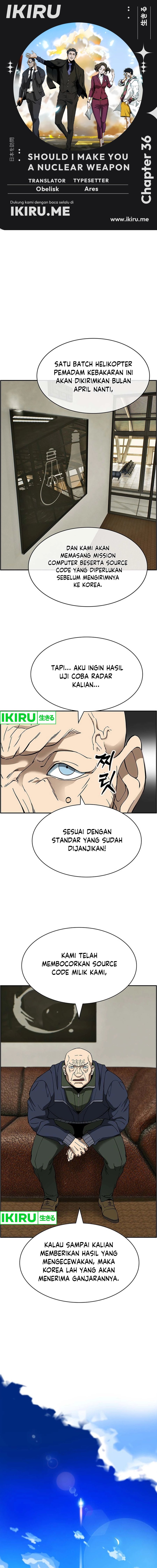 Should I Make You a Nuclear Weapon? Chapter 36 Gambar 1