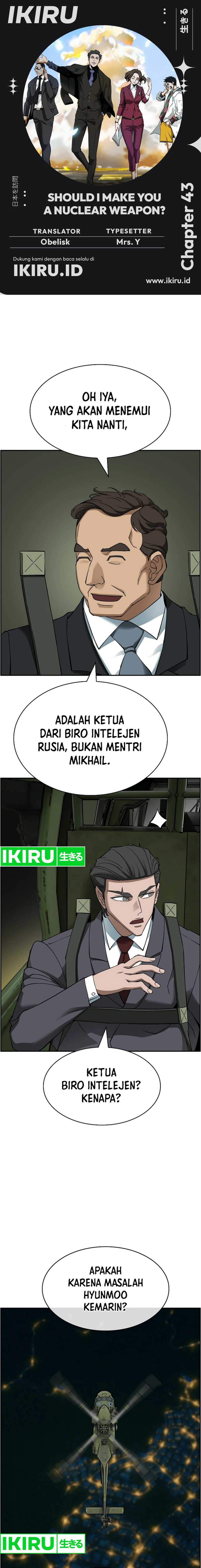 Should I Make You a Nuclear Weapon? Chapter 43 Gambar 1