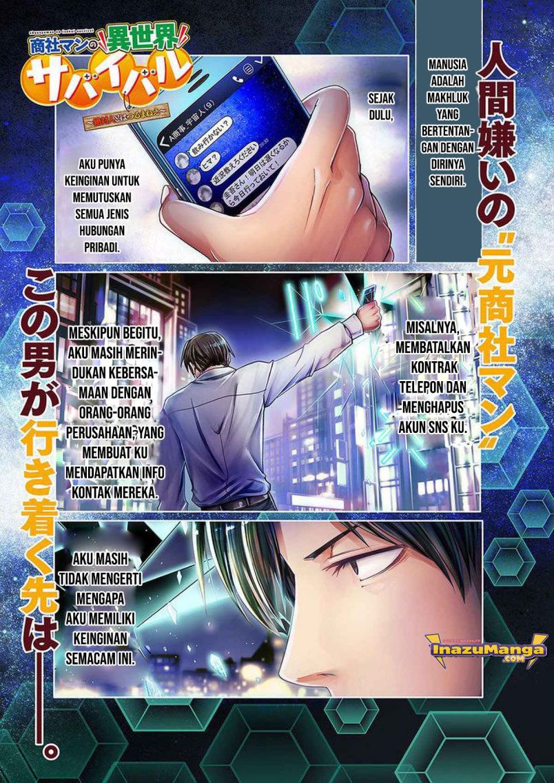 Shoushaman no Isekai Survival ~ Zettai Hito to wa Tsurumanee ~ Chapter 01 Gambar 2