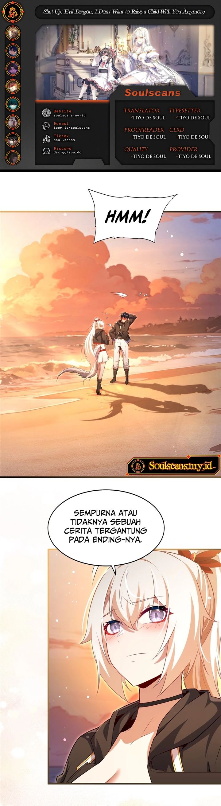 Shut Up, Evil Dragon! I don’t want to raise a child with you anymore Chapter 63 Gambar 1