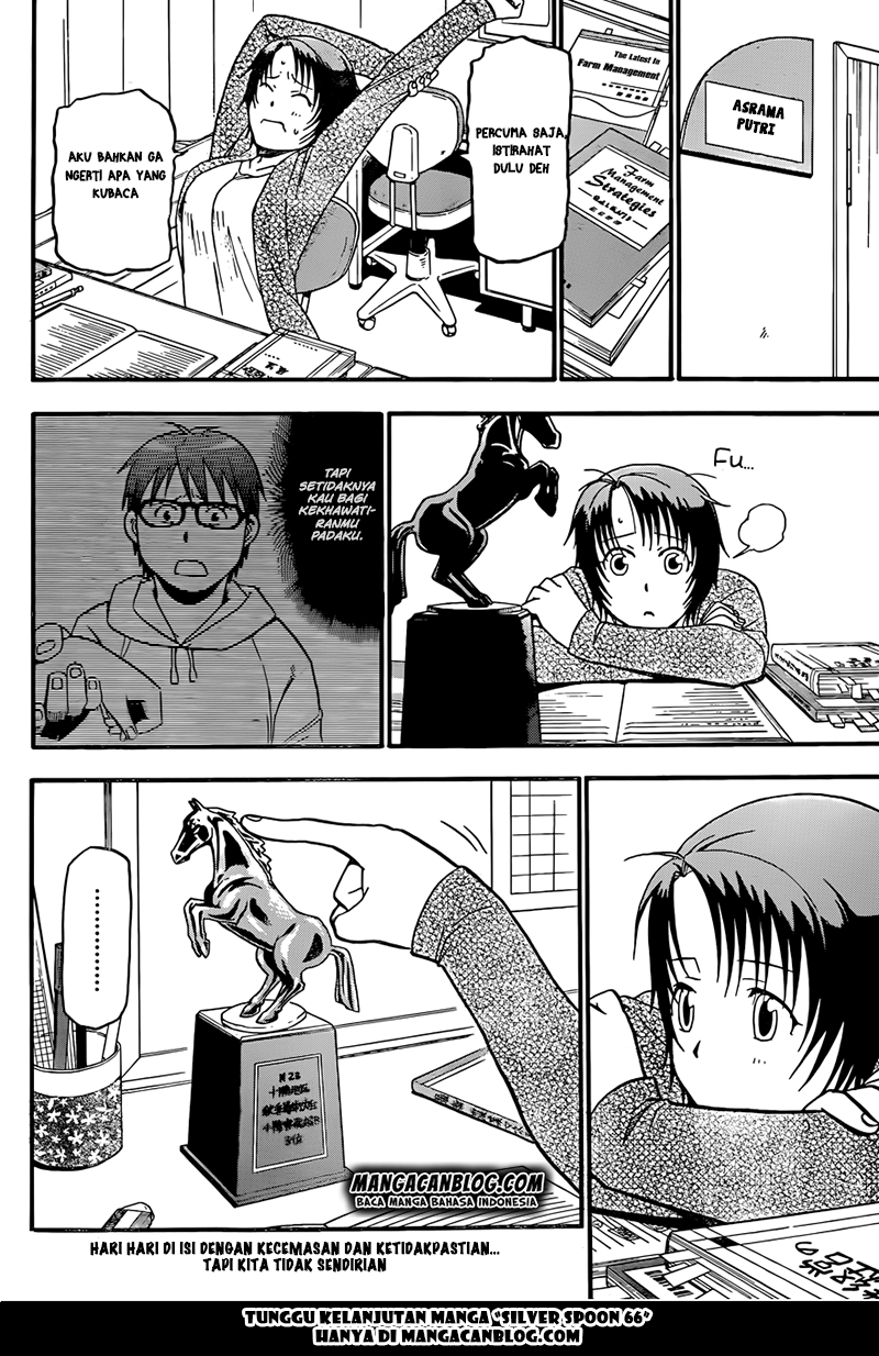 Silver Spoon Chapter 65 Gambar 20