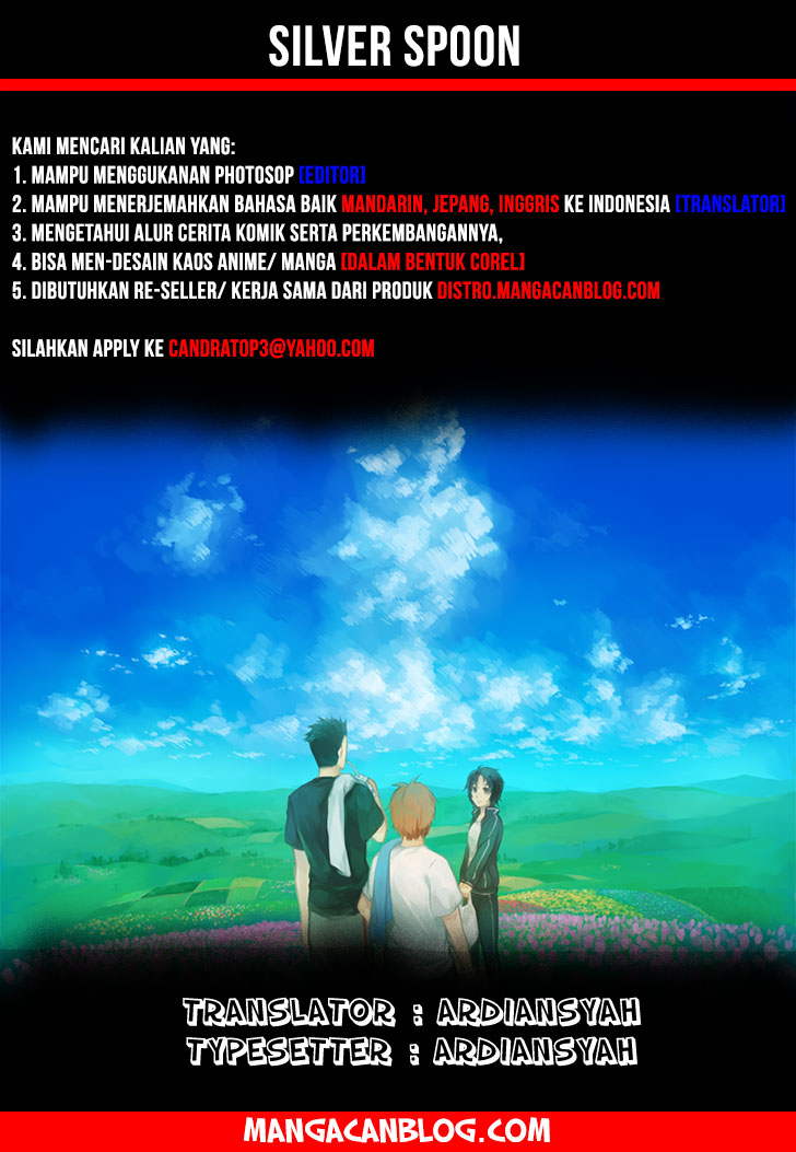 Silver Spoon Chapter 81 Gambar 1