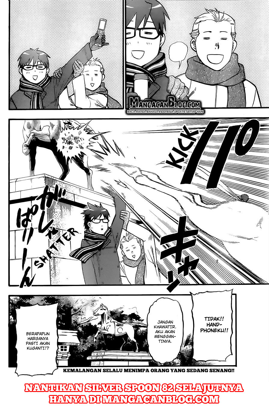 Silver Spoon Chapter 81 Gambar 19